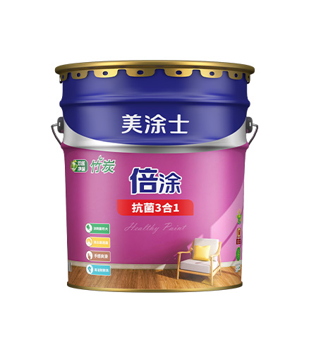 竹炭倍涂抗菌三合一康健墙面漆