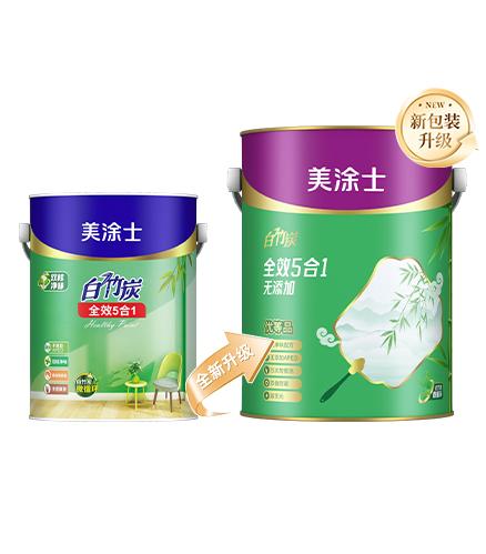 白竹炭全效 5 合 1 康健墙面漆